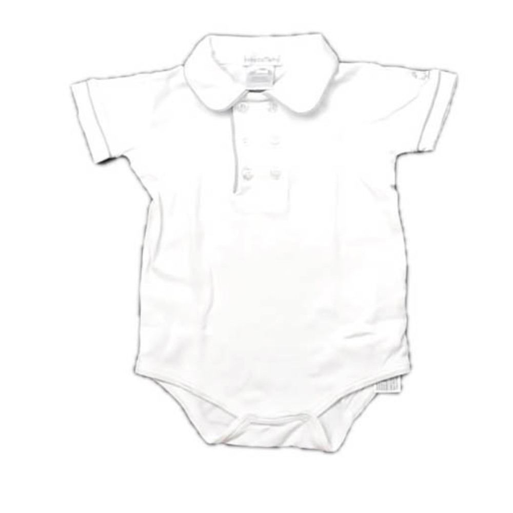Baby Cottons Boys White Onesie size: 6 Months
